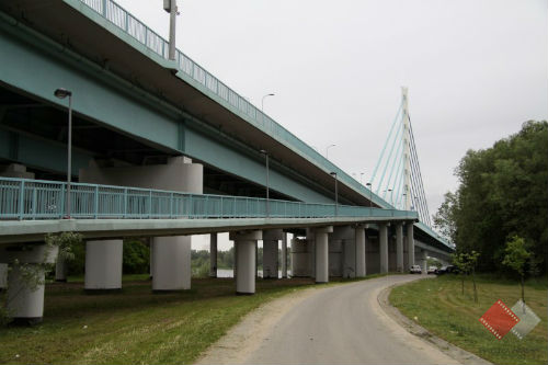 Solidarnosc Bridge in Plock