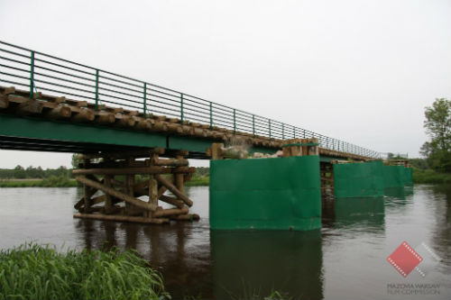 Wooden Bridge in Gostomia