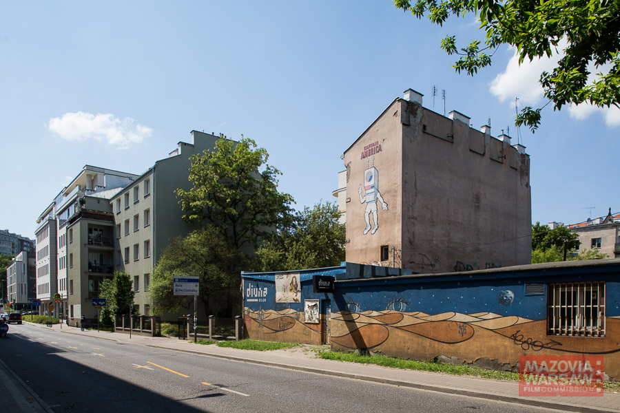 Mural – Captain America, Warszawa