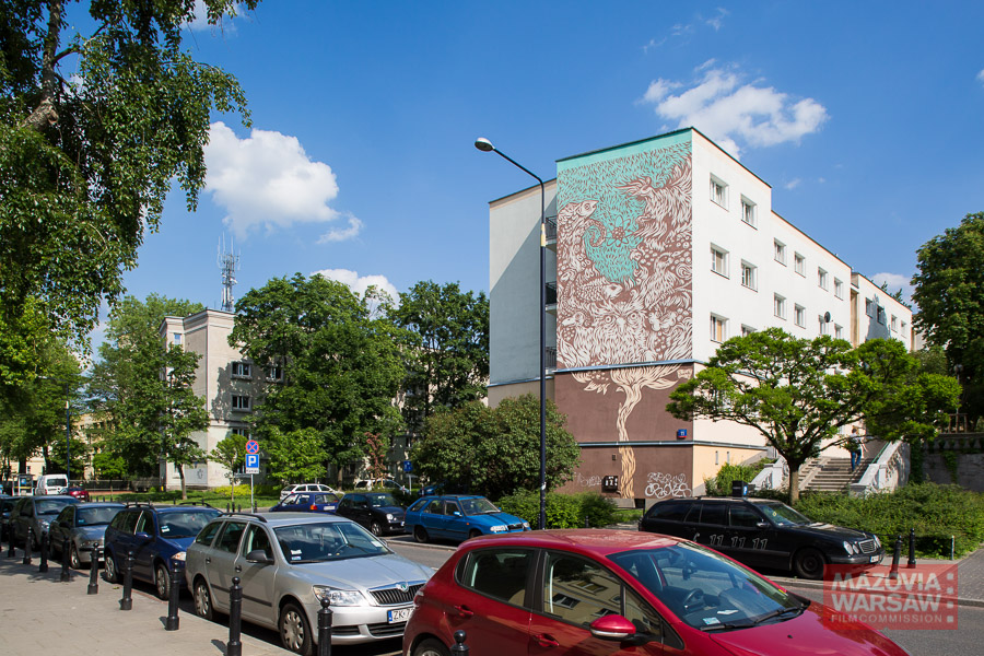 Mural – Atom, Warszawa